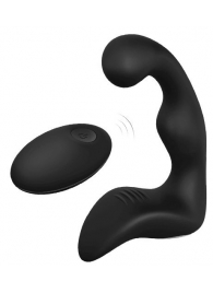 Черный вибромассажер простаты REMOTE BOOTY PLEASER - Dream Toys - в Новороссийске купить с доставкой