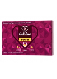 Женский возбудитель мгновенного действия Forte Love Power - 7 ампул (2,5 мл.) - Капиталпродукт - купить с доставкой в Новороссийске