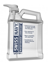 Канистра лубриканта Swiss Navy Water Based Lube на водной основе - 3,8 л. - Swiss navy - купить с доставкой в Новороссийске
