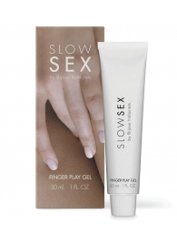 Гель для мастурбации с ароматом кокоса Slow Sex Finger Play Gel - 30 мл. - Bijoux Indiscrets - купить с доставкой в Новороссийске