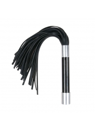 Черная плеть Easytoys Flogger With Metal Grip - 38 см. - Easy toys - купить с доставкой в Новороссийске