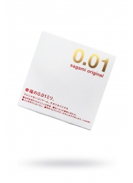 Супертонкий презерватив Sagami Original 0.01 - 1 шт. - Sagami - купить с доставкой в Новороссийске