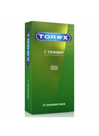 Текстурированные презервативы Torex  С точками  - 12 шт. - Torex - купить с доставкой в Новороссийске