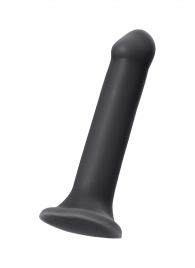 Черный фаллос на присоске Silicone Bendable Dildo XL - 20 см. - Strap-on-me - купить с доставкой в Новороссийске