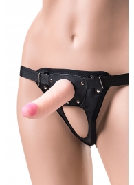 Телесный страпон на трусиках Realstick Jax - 17,9 см. - ToyFa - купить с доставкой в Новороссийске