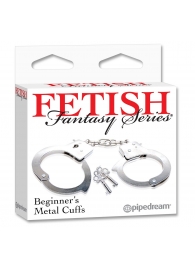 Металлические наручники Beginner s Metal Cuffs - Pipedream - купить с доставкой в Новороссийске