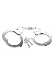 Металлические наручники Beginner s Metal Cuffs - Pipedream - купить с доставкой в Новороссийске