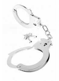 Металлические серебристые наручники Designer Metal Handcuffs - Pipedream - купить с доставкой в Новороссийске