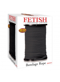Черная веревка для связывания Bondage Rope - 60,9 м. - Pipedream - купить с доставкой в Новороссийске