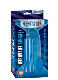 Синяя вакуумная помпа MENZSTUFF PENIS ENLARGER - Dream Toys - в Новороссийске купить с доставкой