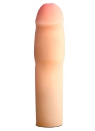 Телесная насадка-удлинитель на пенис PERFORMANCE 1.5INCH COCK XTENDER - 16 см. - Blush Novelties - в Новороссийске купить с доставкой