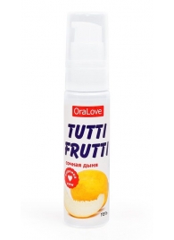 Гель-смазка Tutti-frutti со вкусом сочной дыни - 30 гр. - Биоритм - купить с доставкой в Новороссийске