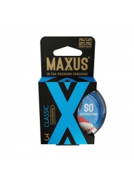 Классические презервативы в пластиковом кейсе MAXUS Classic - 3 шт. - Maxus - купить с доставкой в Новороссийске