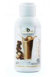 Интимный гель-смазка JUICY FRUIT с ароматом молочного шоколада - 100 мл. - БиоМед - купить с доставкой в Новороссийске
