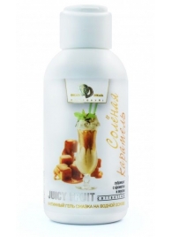 Интимный гель-смазка JUICY FRUIT с ароматом солёной карамели - 100 мл. - БиоМед - купить с доставкой в Новороссийске