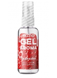 Интимный лубрикант EGZO AROMA с ароматом клубники - 50 мл. - EGZO - купить с доставкой в Новороссийске
