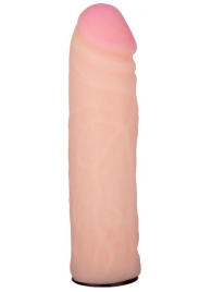 Пояс-трусики с насадкой Glamour Silver - 15,5 см. - LOVETOY (А-Полимер) - купить с доставкой в Новороссийске