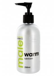 Лубрикант с согревающим эффектом MALE Cobeco Warm Lubricant - 250 мл. - Cobeco - купить с доставкой в Новороссийске
