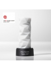 Белый 3D мастурбатор POLYGON - Tenga - в Новороссийске купить с доставкой