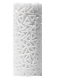 Белый 3D мастурбатор PILE - Tenga - в Новороссийске купить с доставкой