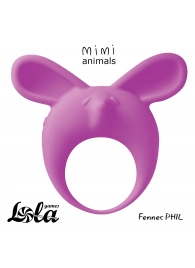 Фиолетовое эрекционное кольцо Fennec Phil - Lola Games - в Новороссийске купить с доставкой