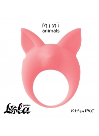 Оранжевое эрекционное кольцо Kitten Kyle - Lola Games - в Новороссийске купить с доставкой
