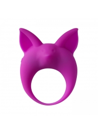 Фиолетовое эрекционное кольцо Kitten Kyle - Lola Games - в Новороссийске купить с доставкой