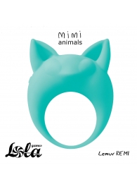 Зеленое эрекционное кольцо Lemur Remi - Lola Games - в Новороссийске купить с доставкой