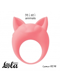 Оранжевое эрекционное кольцо Lemur Remi - Lola Games - в Новороссийске купить с доставкой