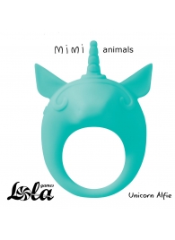 Зеленое эрекционное кольцо Unicorn Alfie - Lola Games - в Новороссийске купить с доставкой