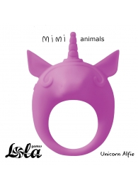 Фиолетовое эрекционное кольцо Unicorn Alfie - Lola Games - в Новороссийске купить с доставкой
