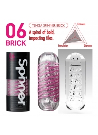 Мастурбатор SPINNER Brick - Tenga - в Новороссийске купить с доставкой
