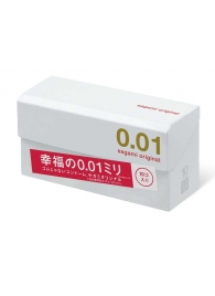 Супер тонкие презервативы Sagami Original 0.01 - 10 шт. - Sagami - купить с доставкой в Новороссийске