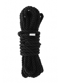 Черная веревка для шибари DELUXE BONDAGE ROPE - 5 м. - Dream Toys - купить с доставкой в Новороссийске