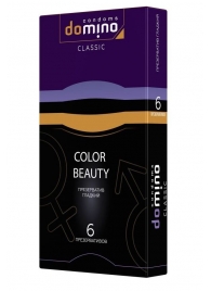 Разноцветные презервативы DOMINO Colour Beauty - 6 шт. - Domino - купить с доставкой в Новороссийске