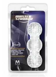 Прозрачный фигурный мастурбатор Master Stroker - Blush Novelties - в Новороссийске купить с доставкой