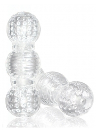 Прозрачный фигурный мастурбатор Master Stroker - Blush Novelties - в Новороссийске купить с доставкой