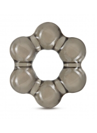 Дымчатое эрекционное кольцо Stay Hard Thick Bead Cock Ring - Blush Novelties - в Новороссийске купить с доставкой