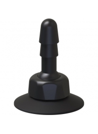 Плаг с присоской для фиксации насадок Deluxe 360° Swivel Suction Cup Plug - Doc Johnson - купить с доставкой в Новороссийске
