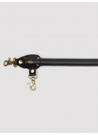 Черная распорка для ног Bound to You Faux Leather Spreader Bar - 50,8 см. - Fifty Shades of Grey - купить с доставкой в Новороссийске