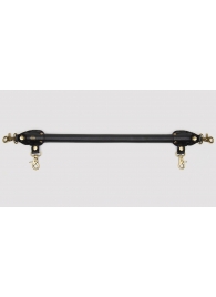 Черная распорка для ног Bound to You Faux Leather Spreader Bar - 50,8 см. - Fifty Shades of Grey - купить с доставкой в Новороссийске