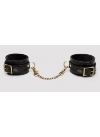 Черные оковы на ноги Bound to You Faux Leather Ankle Cuffs - Fifty Shades of Grey - купить с доставкой в Новороссийске