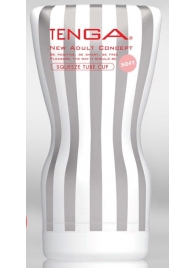 Мастурбатор TENGA Squeeze Tube Cup Soft - Tenga - в Новороссийске купить с доставкой