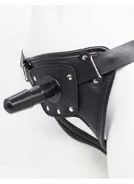 Черный пояс для насадок CLASS STRAP Restyling - LOVETOY (А-Полимер) - купить с доставкой в Новороссийске