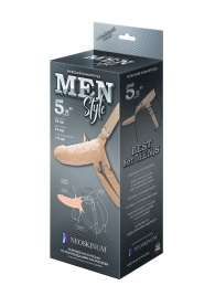 Телесный мужской парапротез MEN STYLE - 15 см. - LOVETOY (А-Полимер) - купить с доставкой в Новороссийске