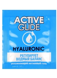 Лубрикант на водной основе Active Glide с гиалуроновой кислотой - 3 гр. - Биоритм - купить с доставкой в Новороссийске