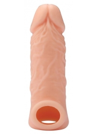 Телесная насадка EXTENDER WITH BALL STRAP 5.5 - 14 см. - Dream Toys - в Новороссийске купить с доставкой
