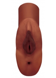 Коричневый мастурбатор Perfect Pussy Double Stroker - Pipedream - в Новороссийске купить с доставкой