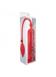 Красная вакуумная помпа Power Pump Red - Toy Joy - в Новороссийске купить с доставкой