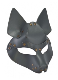 Серая маска Wolf с клепками - Sitabella - купить с доставкой в Новороссийске